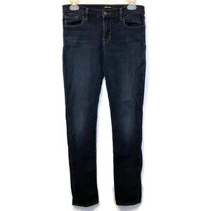 J Brand Womens Jeans Skinny Leg Size 27 Embrace Dark Wash Blue Mid Rise